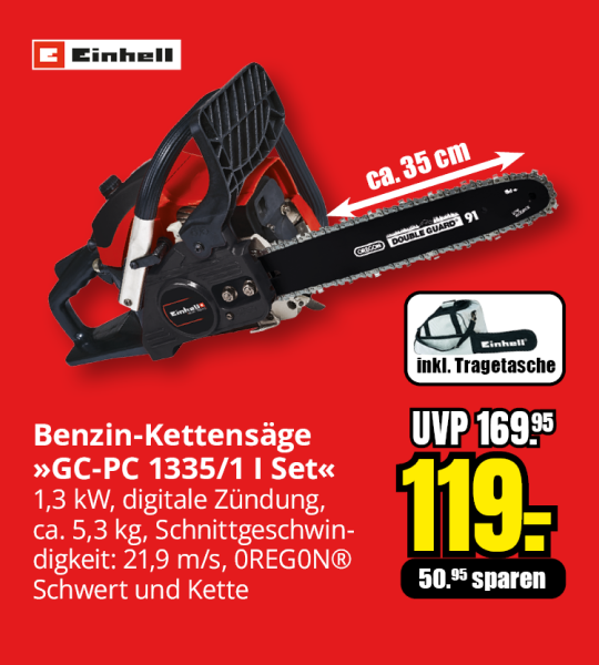 Benzin Kettensäge für 119€